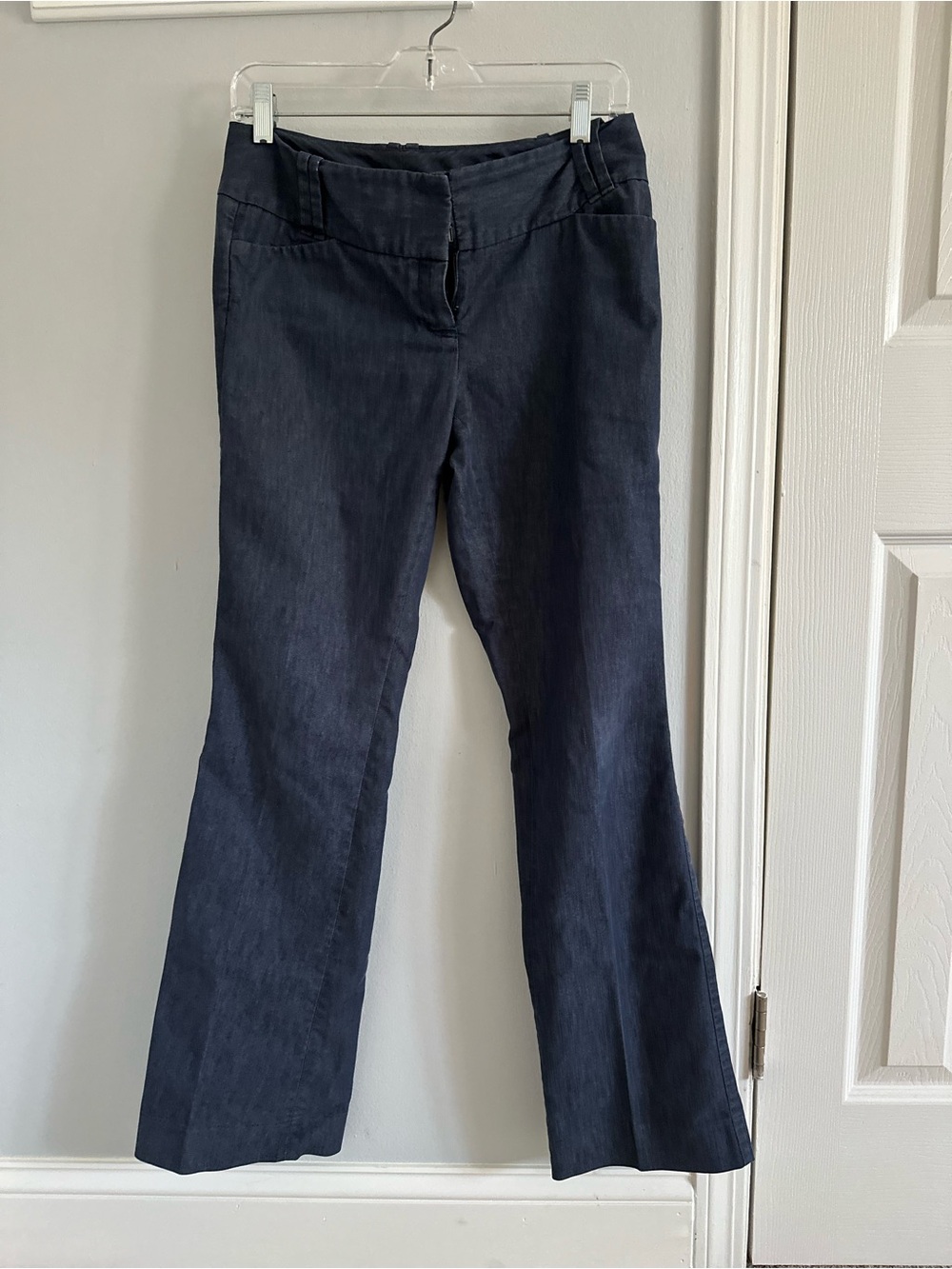 Women’s Navy Bootcut pants - Classic Stretch